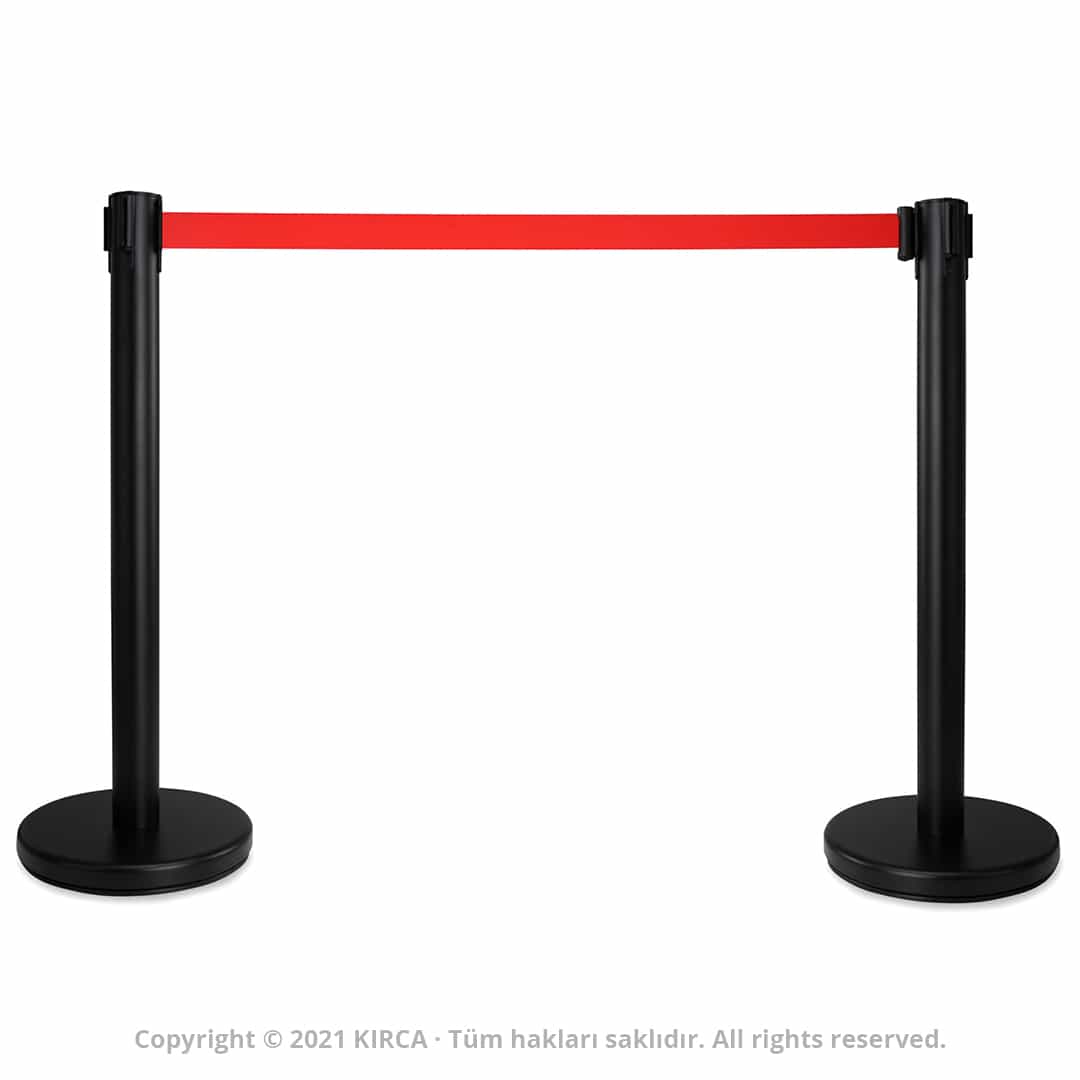 inobarrier-queue-belt-barrier-black-serit-bariyer-siyah-INO1SEQBBBBX-kirca-01 InoBarrier Şerit Bariyer Siyah 2'li QBBBX2 - Görsel 1