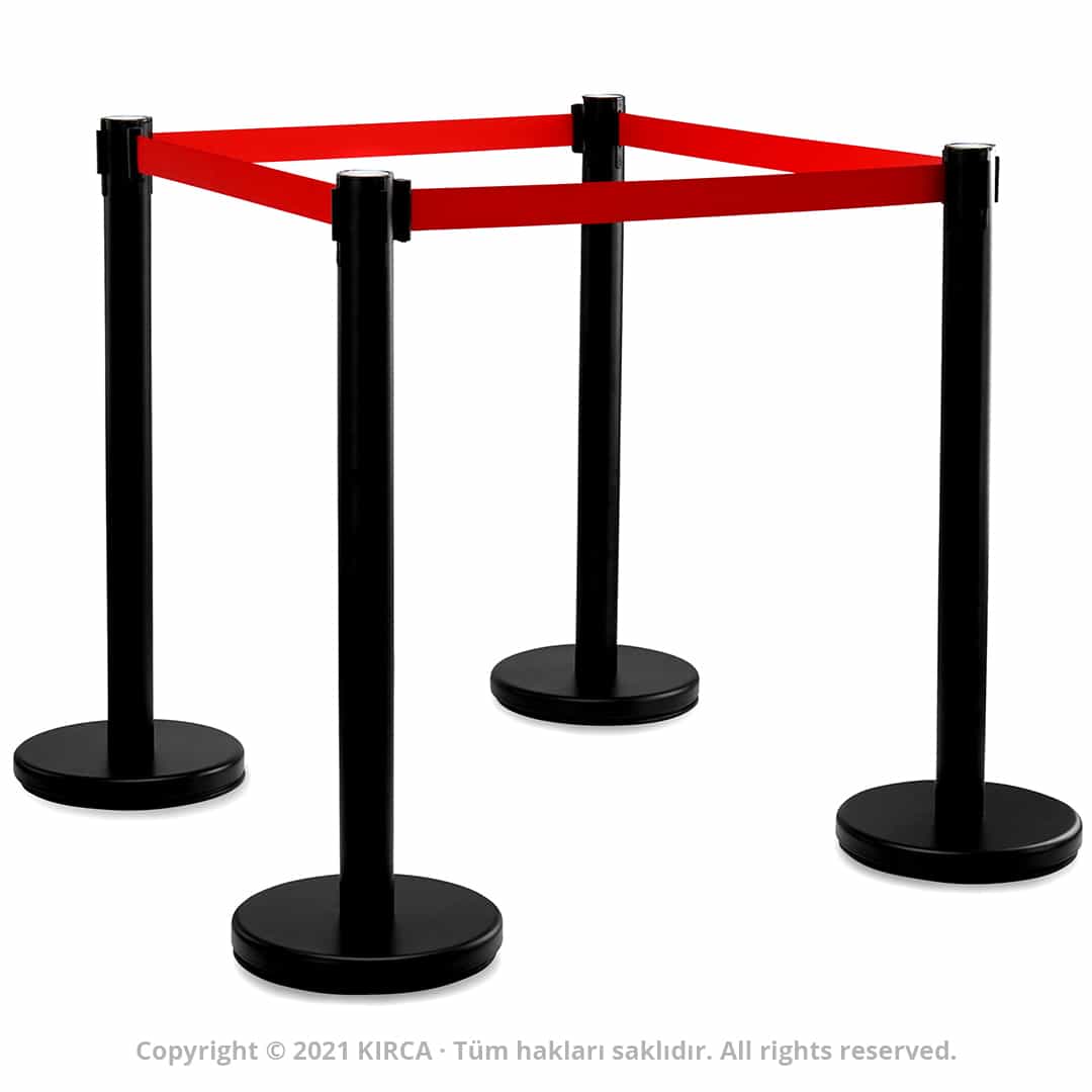 inobarrier-queue-belt-barrier-black-serit-bariyer-siyah-INO1SEQBBBR4-kirca-03 InoBarrier Şerit Bariyer Siyah 4'lü QBBBX4 - Görsel 1