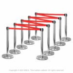 InoBarrier Şerit Bariyer Krom 10'lu QBBCX0