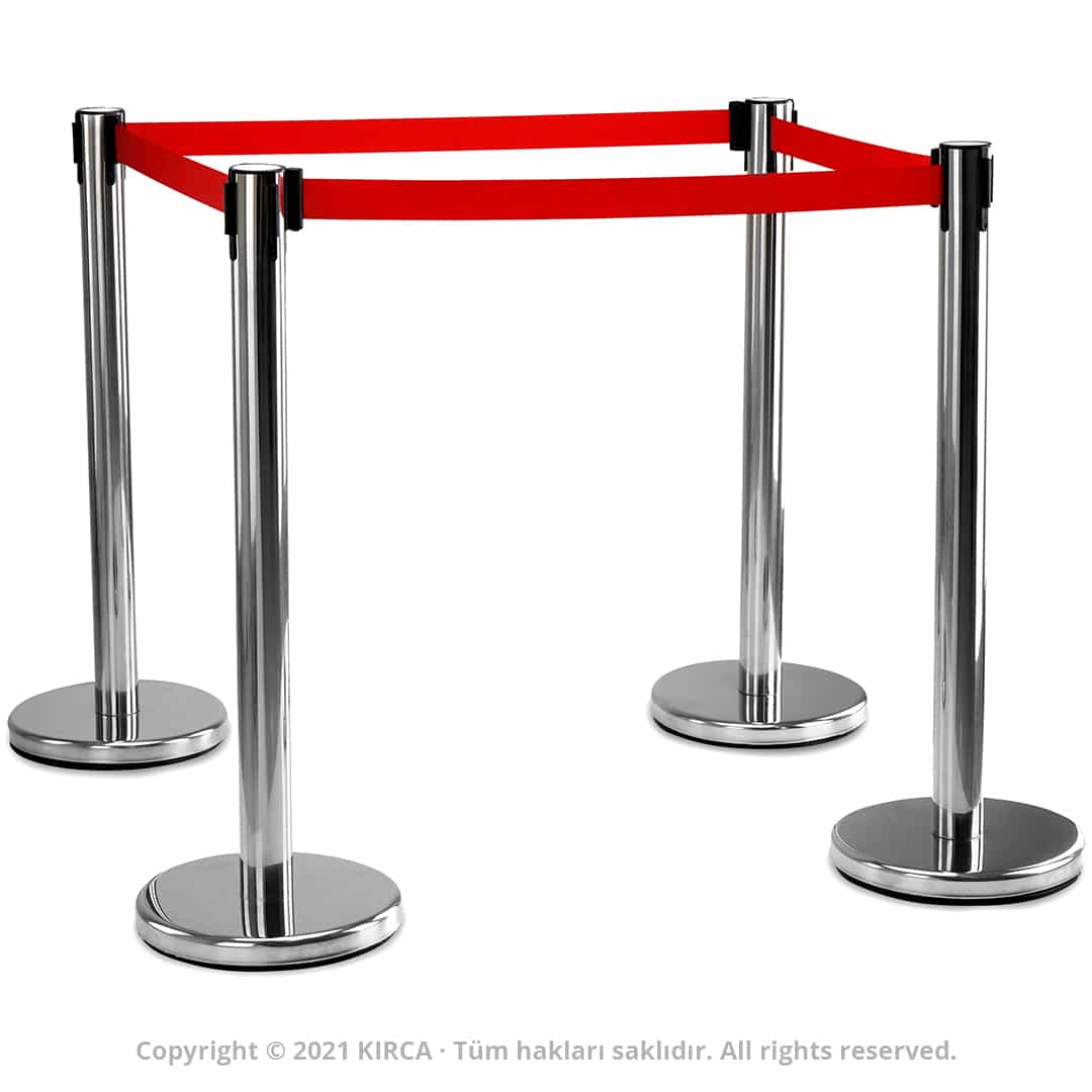 inobarrier-queue-belt-barrier-chromium-serit-bariyer-krom-INO1SEQBBCR4-kirca-03 InoBarrier Şerit Bariyer Krom 4'lü QBBCX4 - Görsel 1