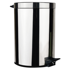 Paslanmaz Çelik Pedallı Çöp Kovası TECKEKPESS01
