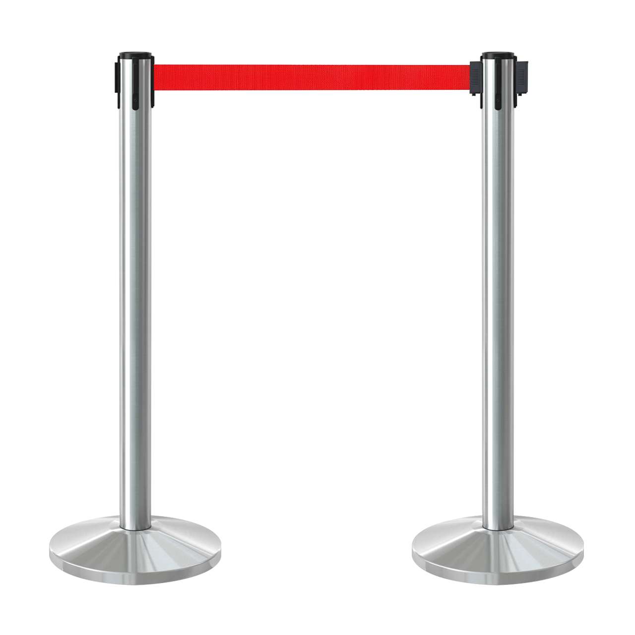 Inobarrier Krom Şerit Bariyer - 2'li Set SE24INBB02CR Kırmızı Şerit - Retractable Belt Barrier - Red Belt @KIRCACO