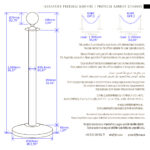 InoBarrier Altın Protokol Bariyeri - Direk ve Kordon Set - Görsel 12