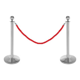 InoBarrier Krom Protokol Bariyeri - Direk ve Halat Set