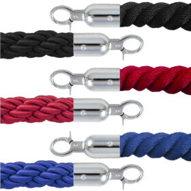 InoBarrier Protokol Bariyeri Halatı - Krom Kancalı