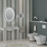 Elegance 3 Kollu Ledli Makyaj Aynası (Kare Rozet) - Görsel 2