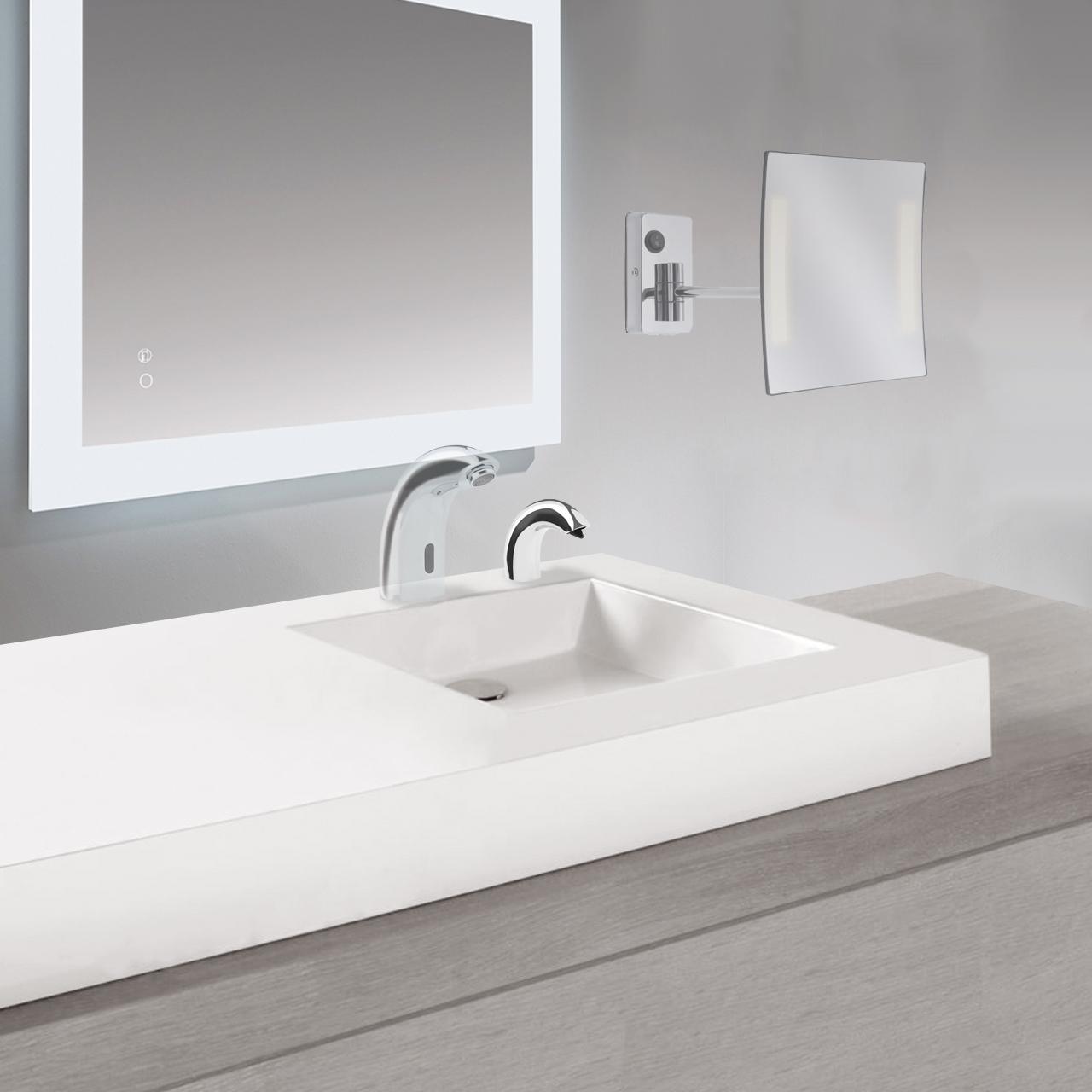 Genesit Fotoselli Ankastre Sıvı Sabun Dispenser GS50S Photocell Built-in Soap Dispenser WE25GESDPBC1 @kircaco Genesit Fotoselli Ankastre Sıvı Sabun Dispenser GS50S Photocell Built-in Soap Dispenser WE25GESDPBC1 @kircaco